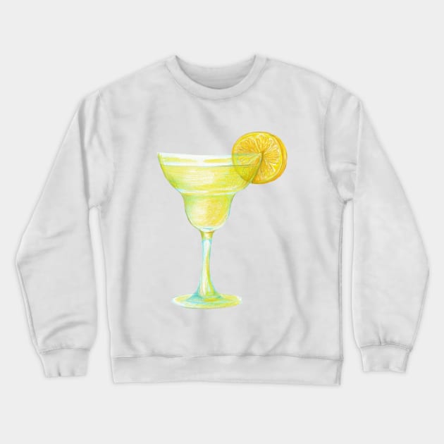 Beaker with lemon Crewneck Sweatshirt by lisenok